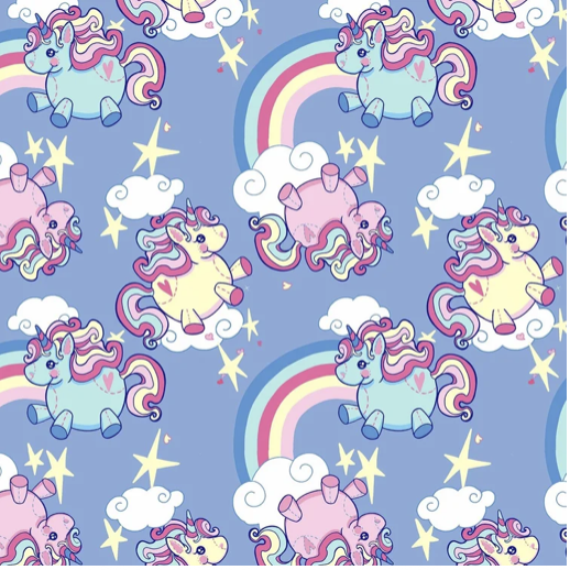 Unicorns and Rainbows print